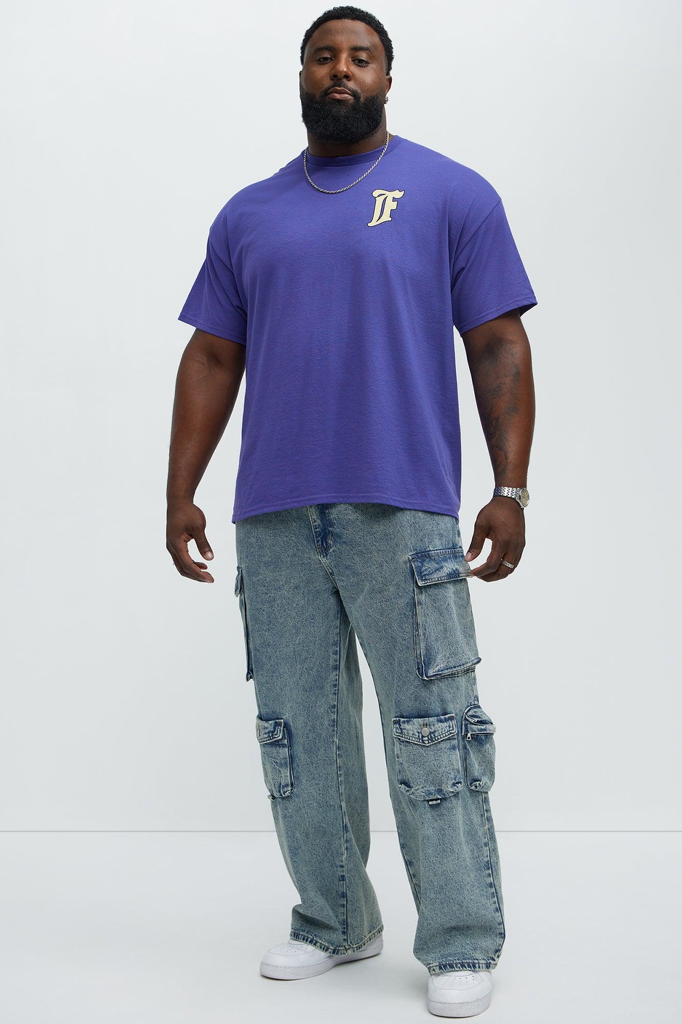 Faith In The Lord Short Sleeve Tee - Purple Product Image