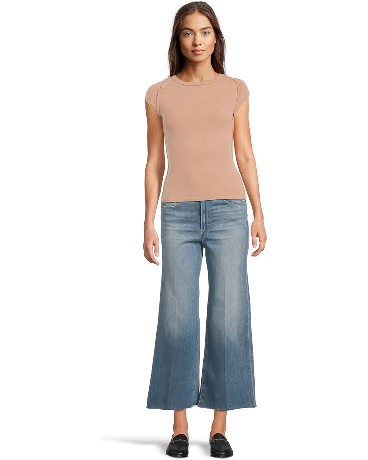 Women's Paige Anessa X Bck Belt Loops Raw Hem in Mana Product Image