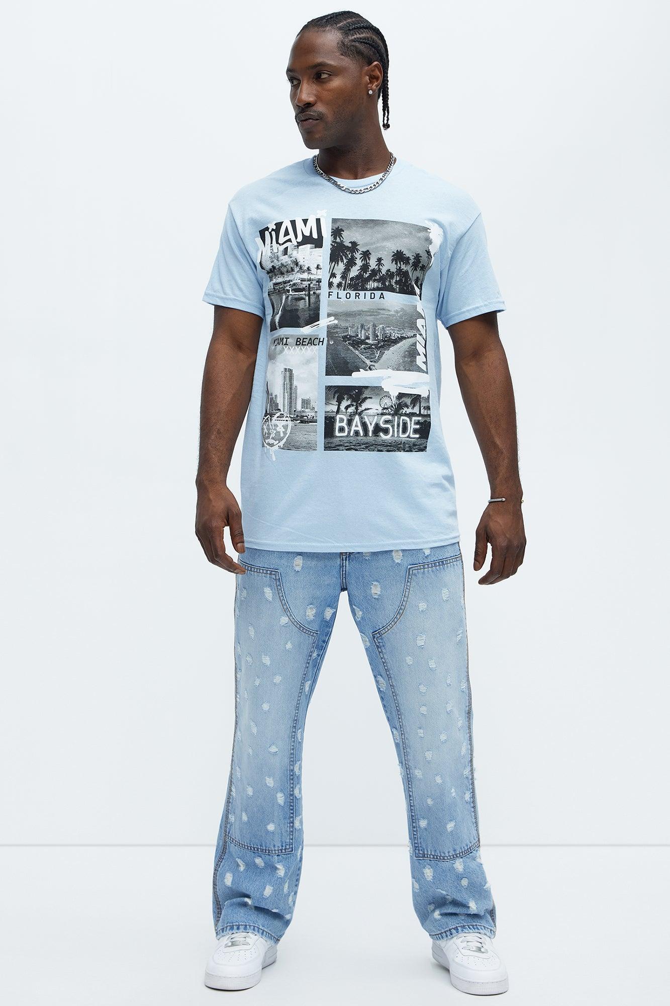 Miami Bayside Short Sleeve Tee - Light Blue Product Image