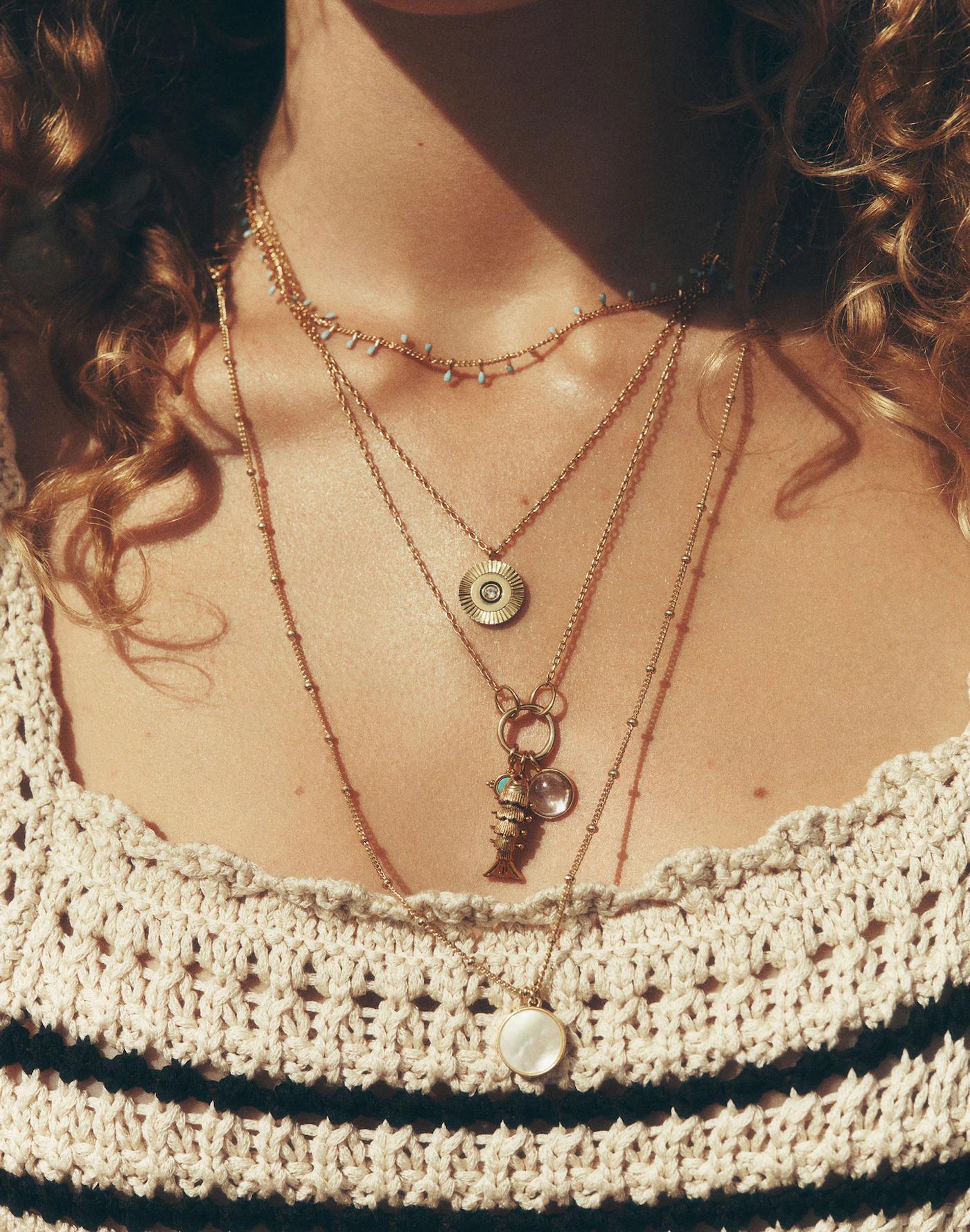 Fish Charm Necklace Product Image