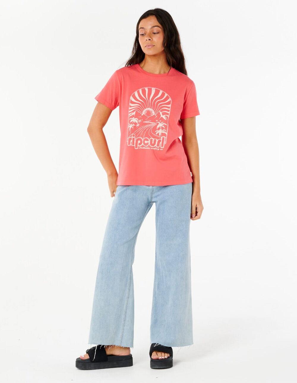 RIP CURL Radiant Womens Tee - WATERMELON Product Image