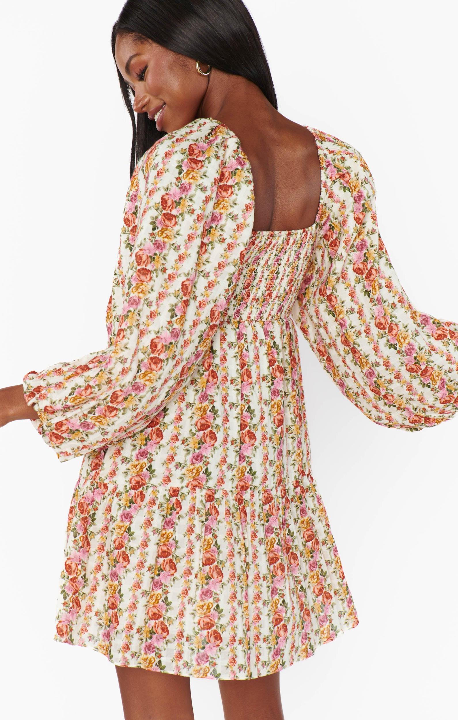 Josephine Dress ~ Hillside Stripe Floral Product Image