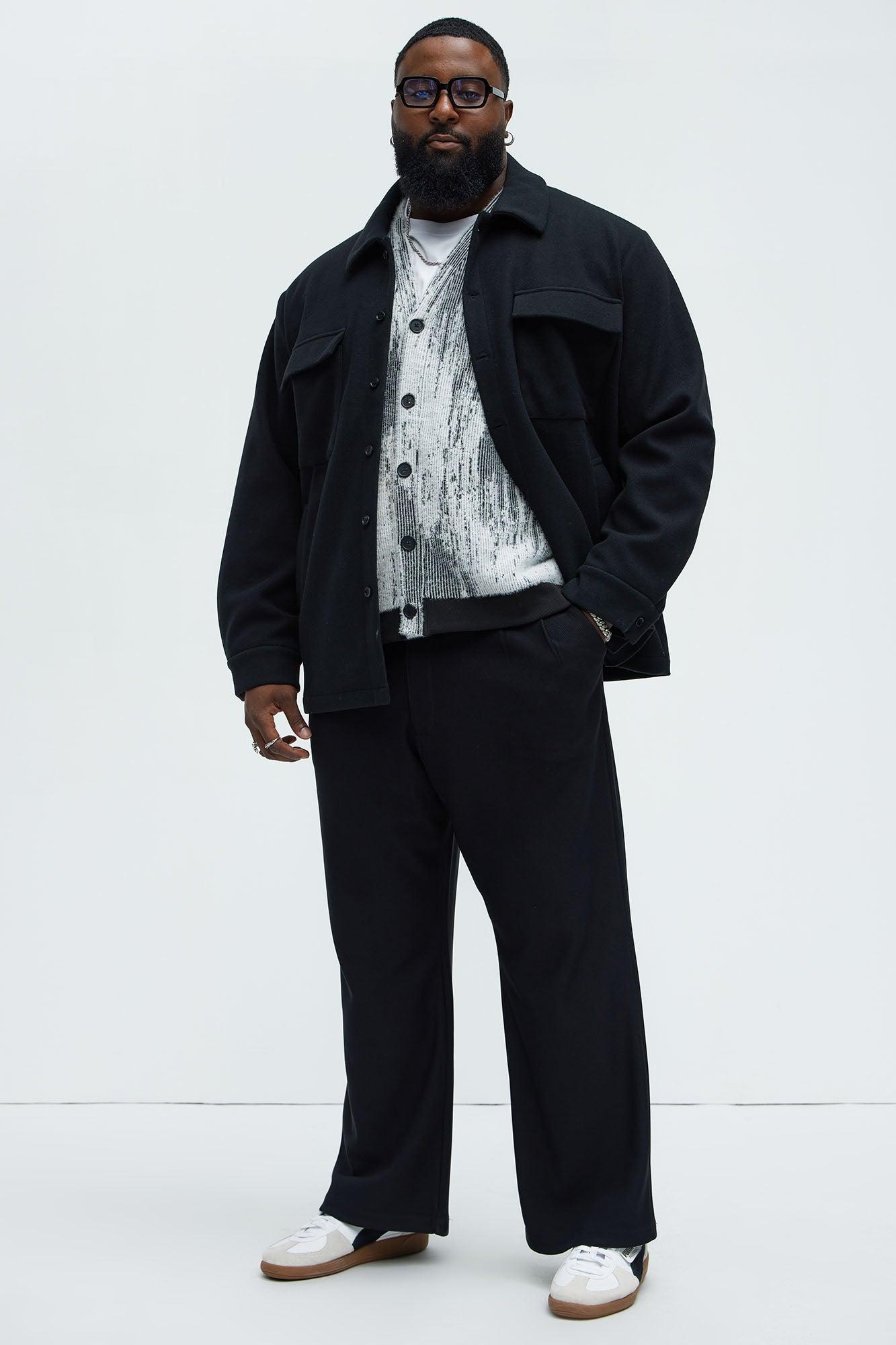 Ballou Pocket Button Up Shirt - Black Product Image