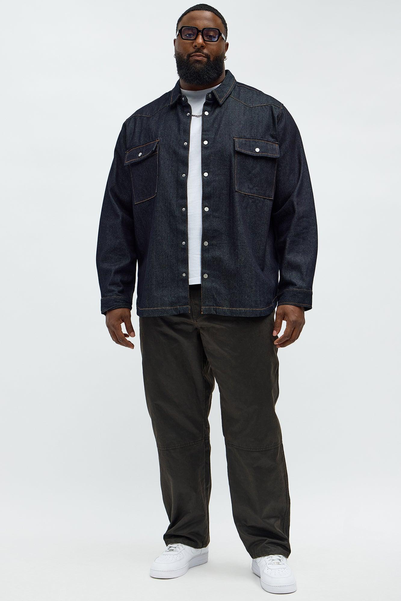 Straight Santa Fe Waxed Pants - Brown Product Image