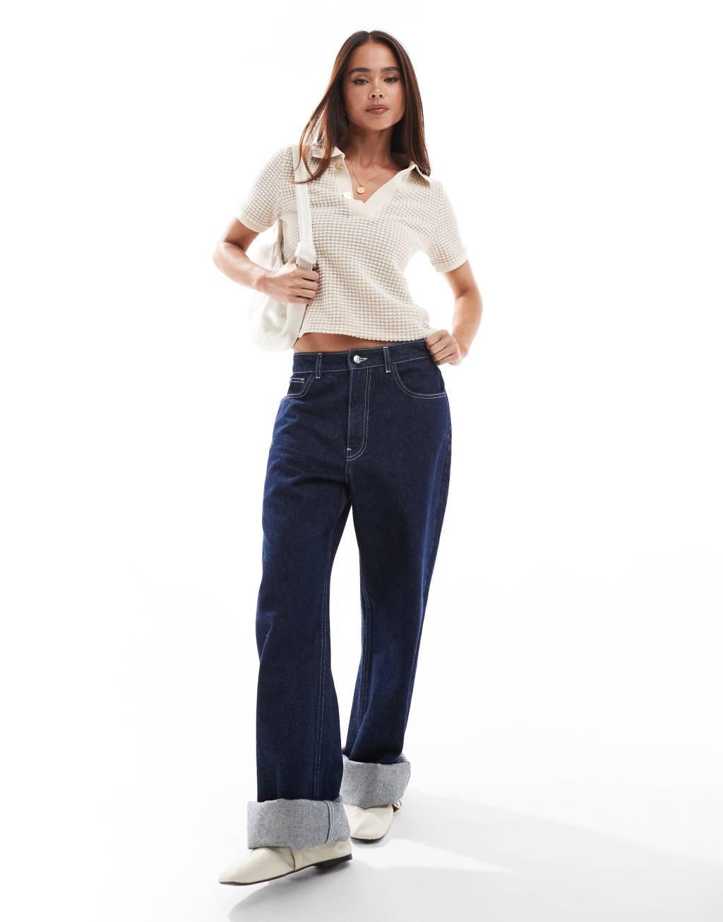 ASOS DESIGN polo shirt in multi Product Image