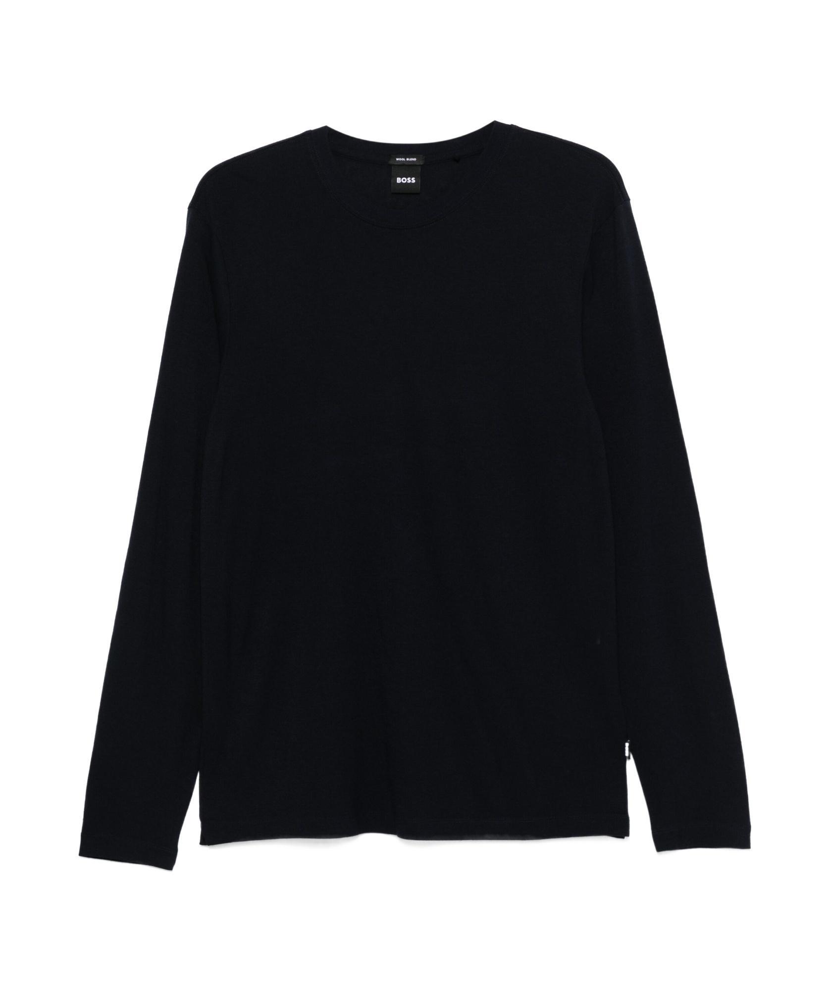 HUGO BOSS Long-sleeve T-shirt In Black Product Image