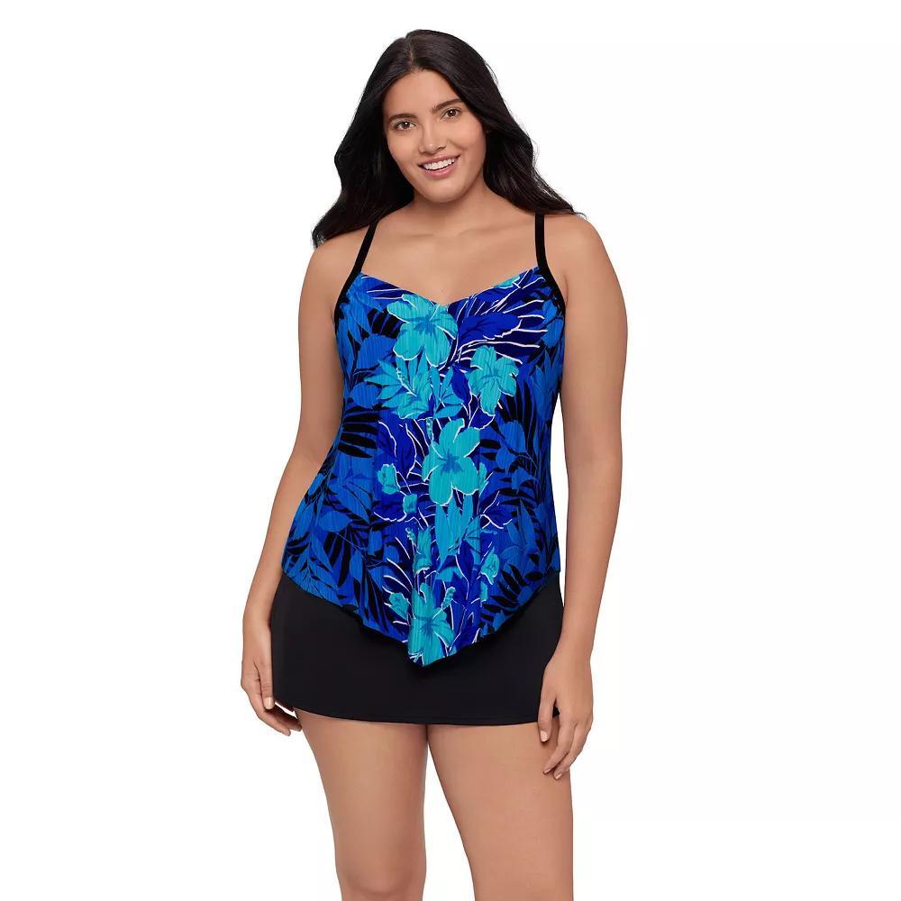 Women's Trimshaper Hank Tankini Swim Top, Size: 16, Tropic Product Image