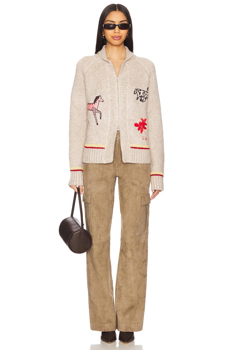 Niasa Zip Up Sweater SIEDRES Product Image