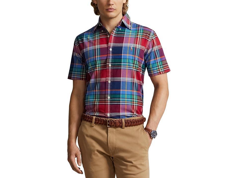 Polo Ralph Lauren Classic Fit Plaid Oxford Button Down Shirt Product Image