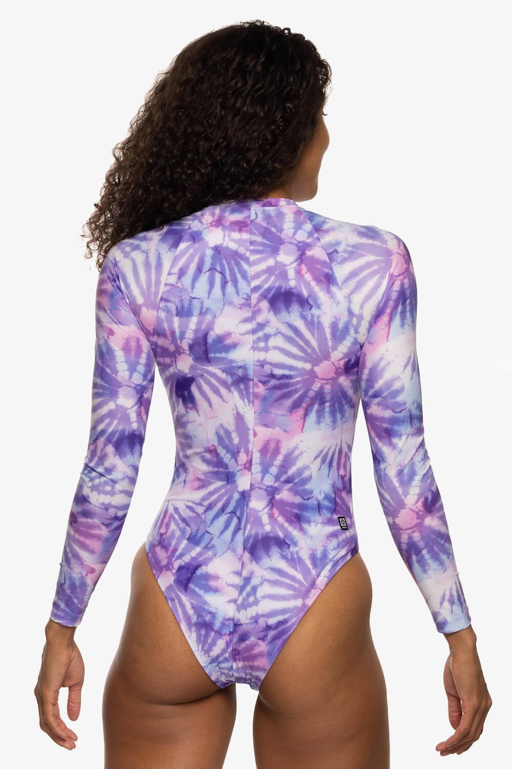 Paloma Long Sleeve Zip-Up Surf One Piece Product Image