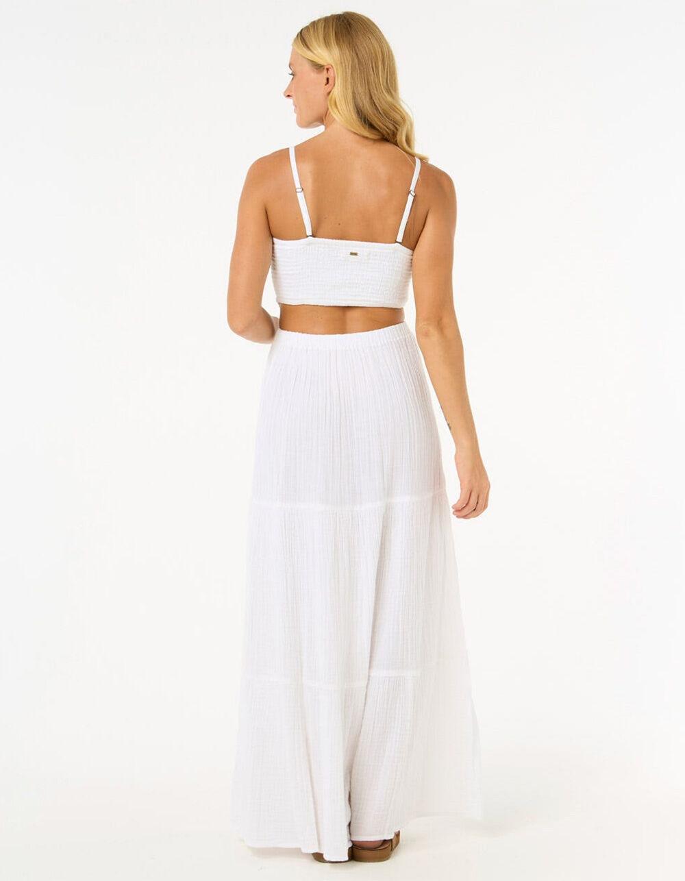 RIP CURL Premium Surf Womens Maxi Dress - WHITE Product Image