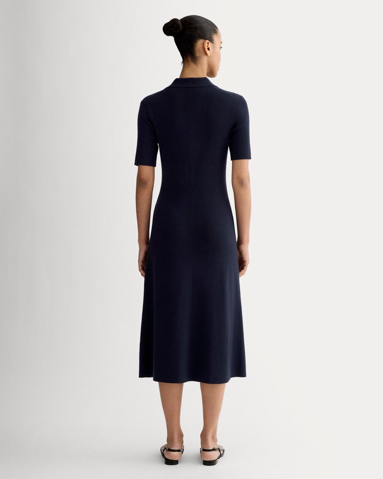The Knit Polo Dress Product Image