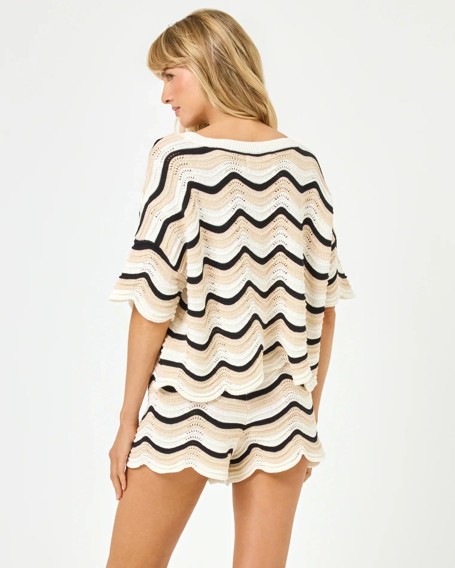 LSpace | Make Waves Knit Short | Costa Nova Waves Product Image