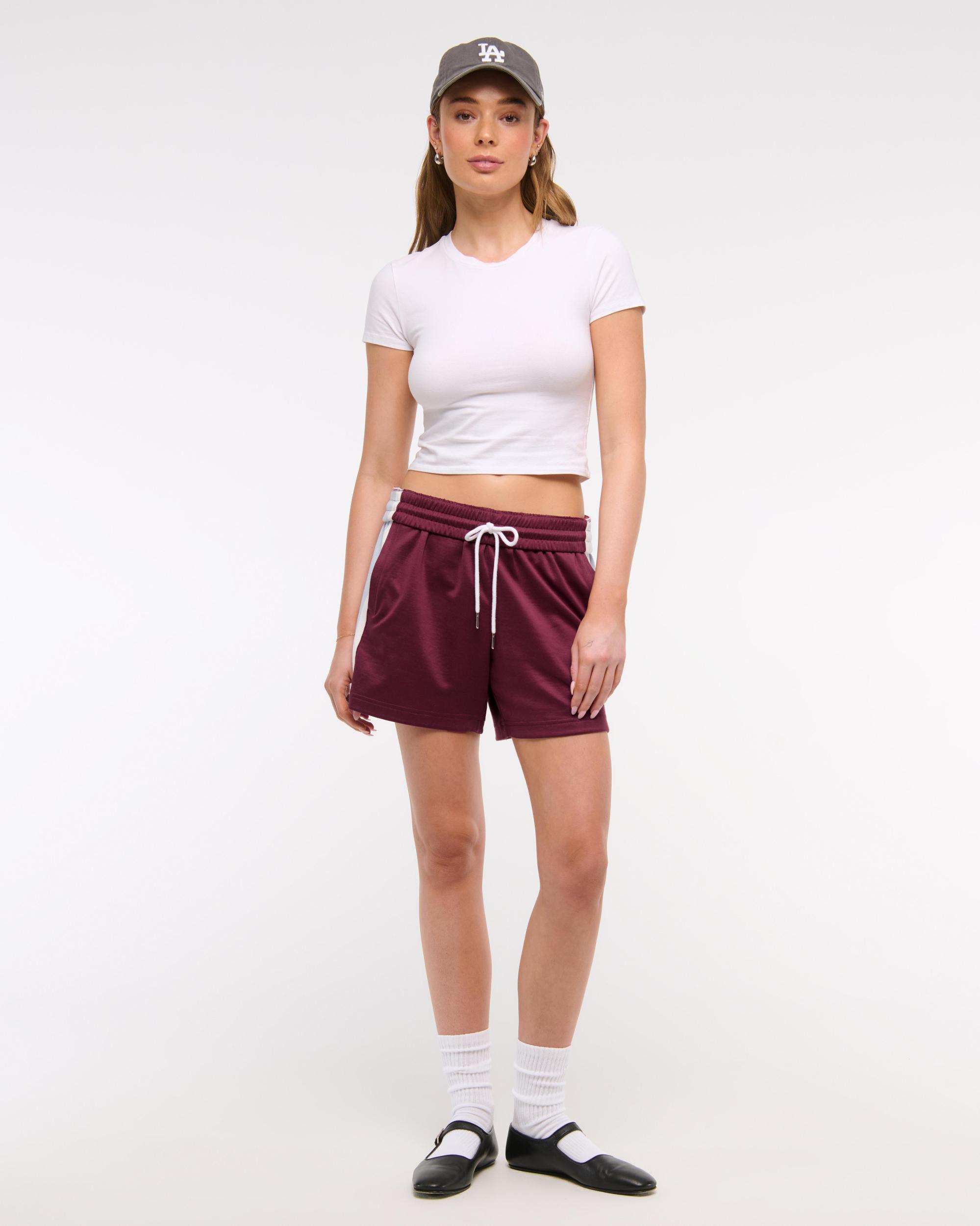 Mid Rise Track Short Product Image