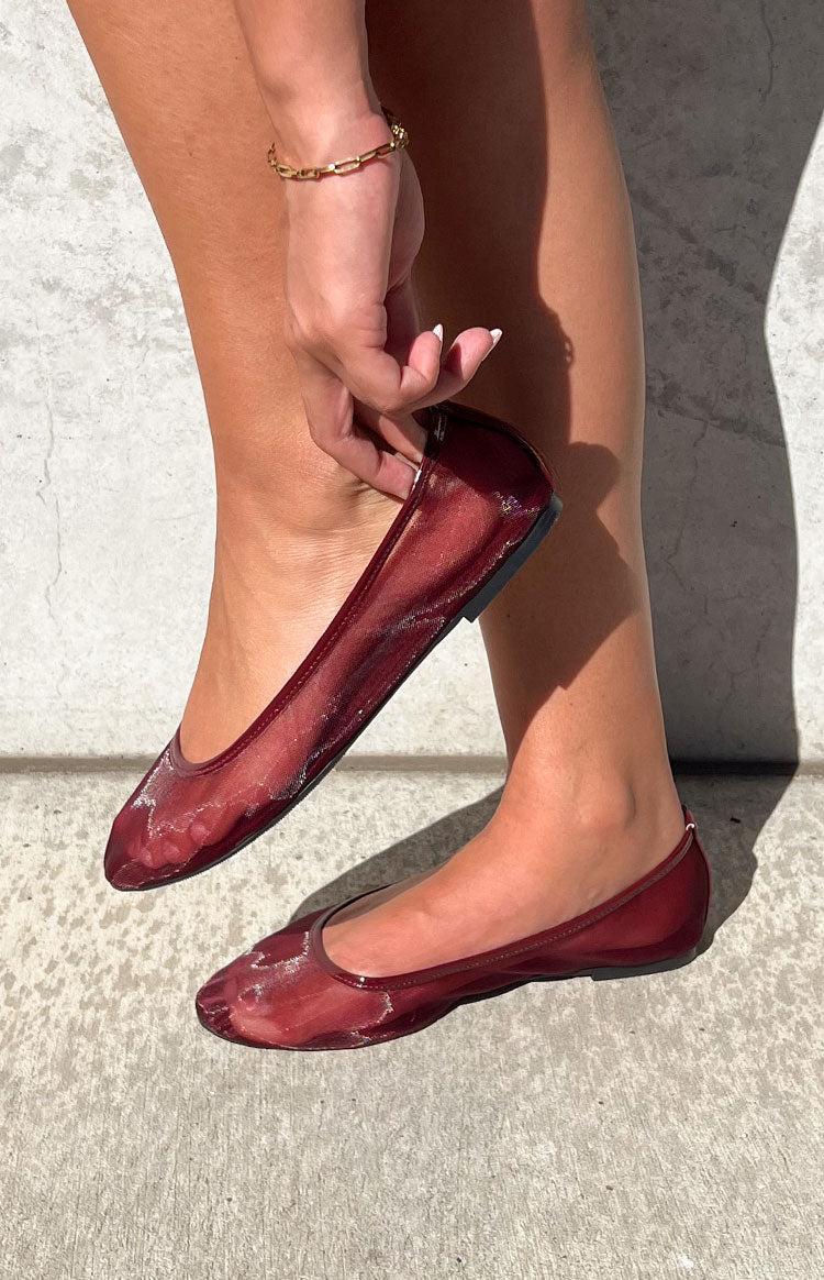Therapy Arlo Cherry Patent PU Ballet Flats Product Image