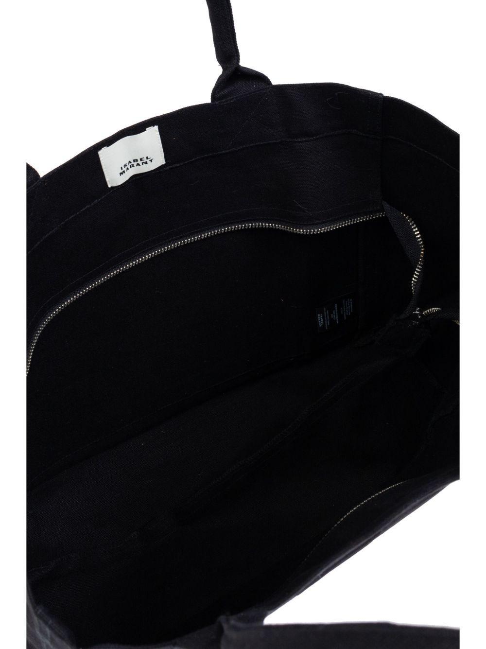Yenky logo-embroidered zipped tote bag Product Image