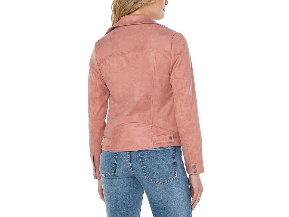 Liverpool Los Angeles Faux Leather Moto Jacket Product Image