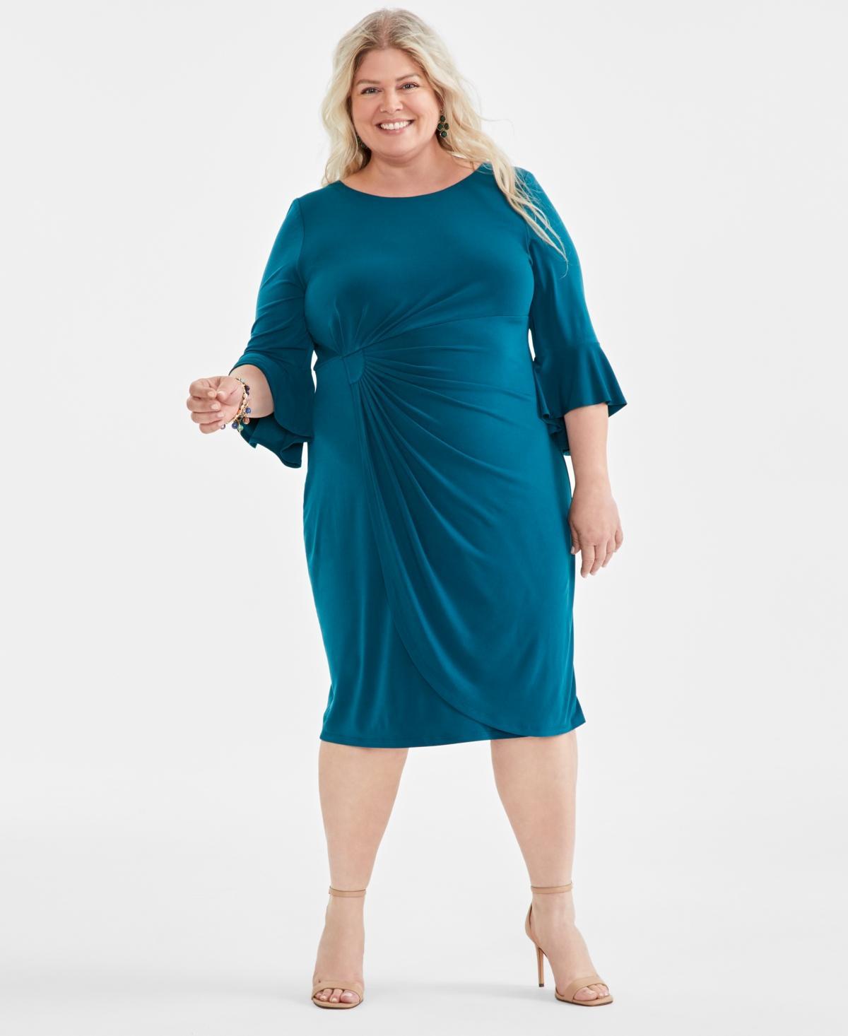 Connected Plus Size Side-Tab Dress Product Image