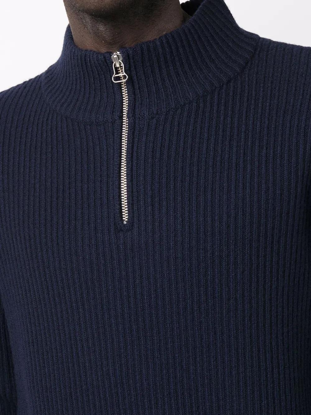 ribbed-knit wool jumper Product Image