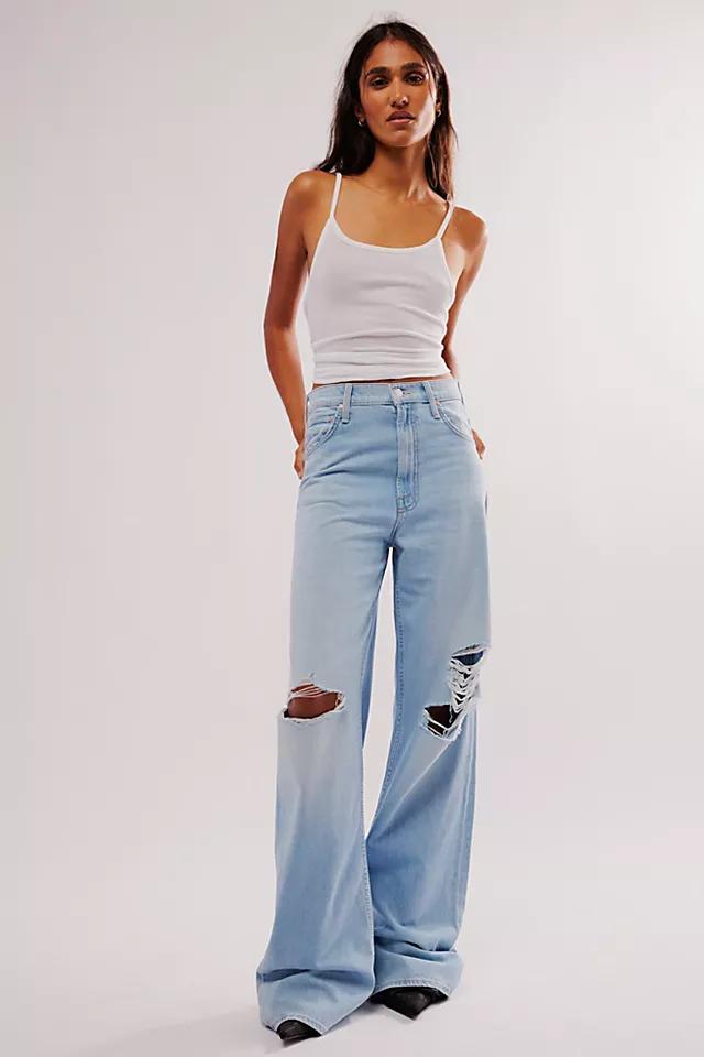 MOTHER High-Waisted Spinner Zip Jeans Product Image
