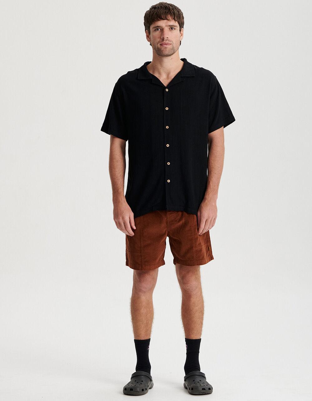 THE CRITICAL SLIDE SOCIETY All Day Cord Mens Shorts - LATTE Product Image
