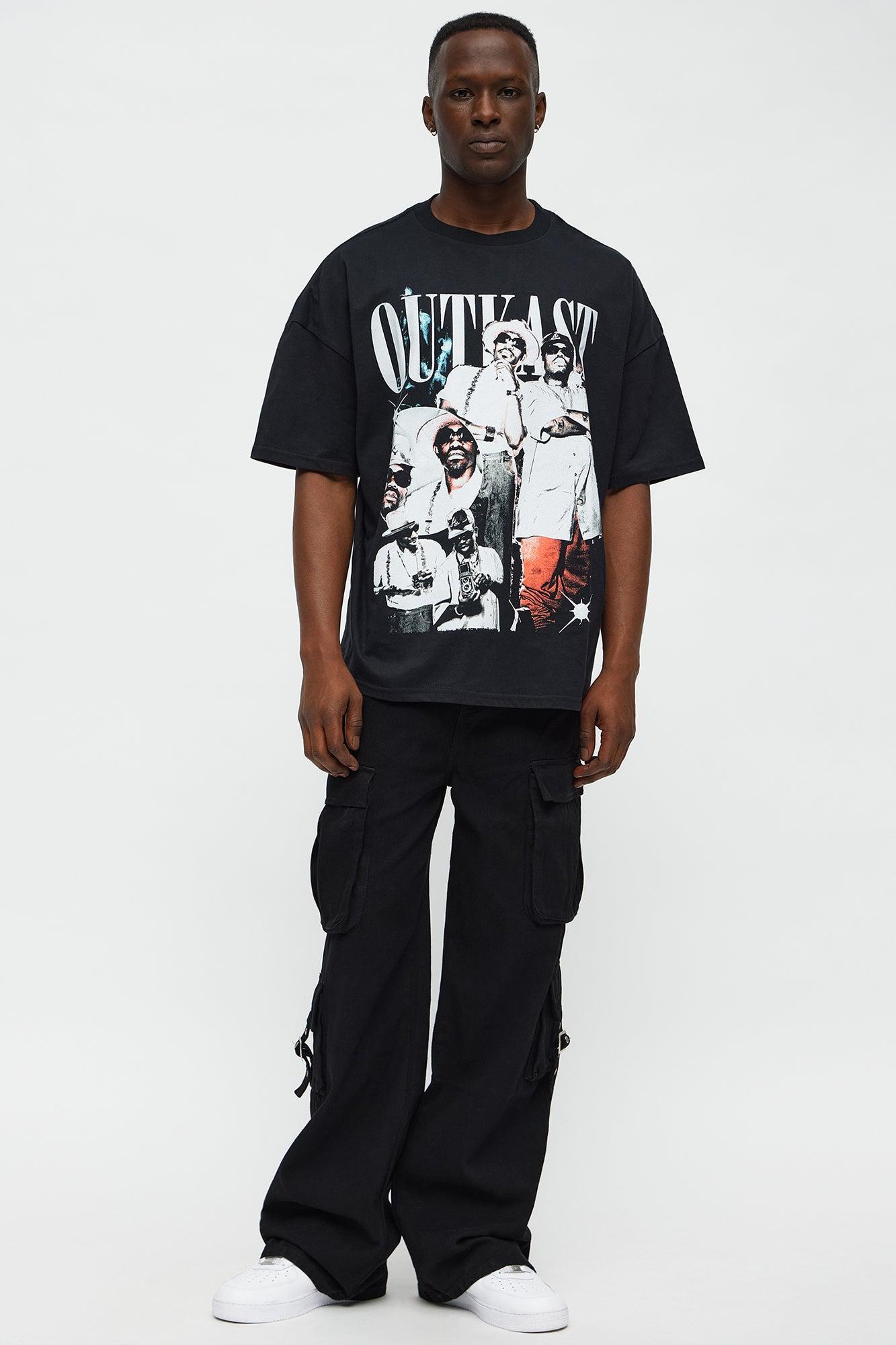 Outkast Is Everlasting Oversized Short Sleeve Tee - Black Product Image