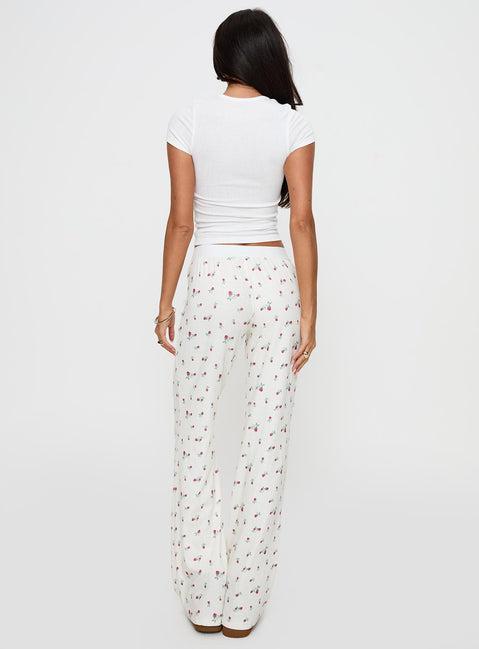 Lullabies Pointelle Sleep Pant Yellow Product Image