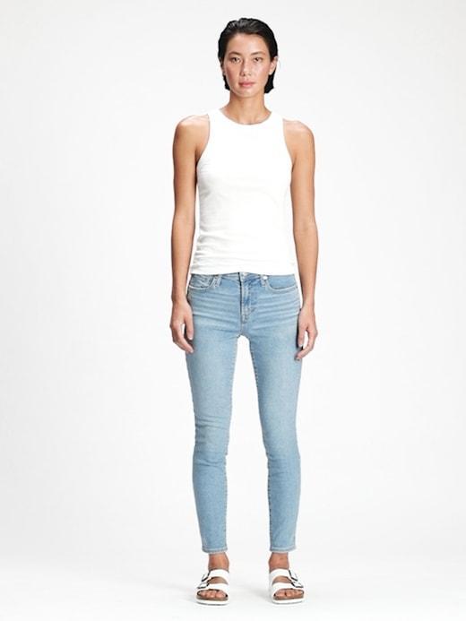 Mid Rise True Skinny Jeans Product Image