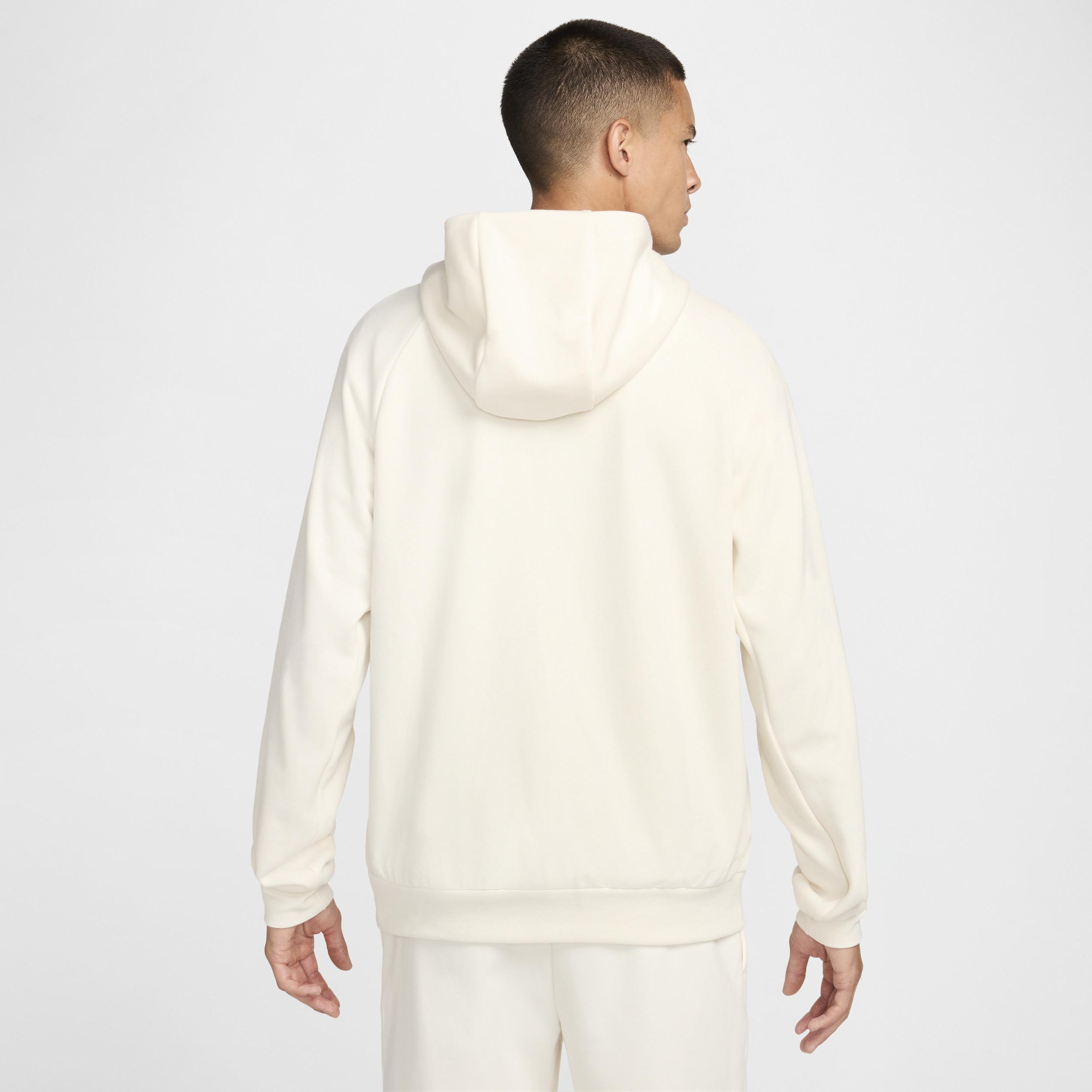 Nike Mens Primary Dri-FIT UV Full-Zip Versatile Hoodie in Pale Ivory Product Image