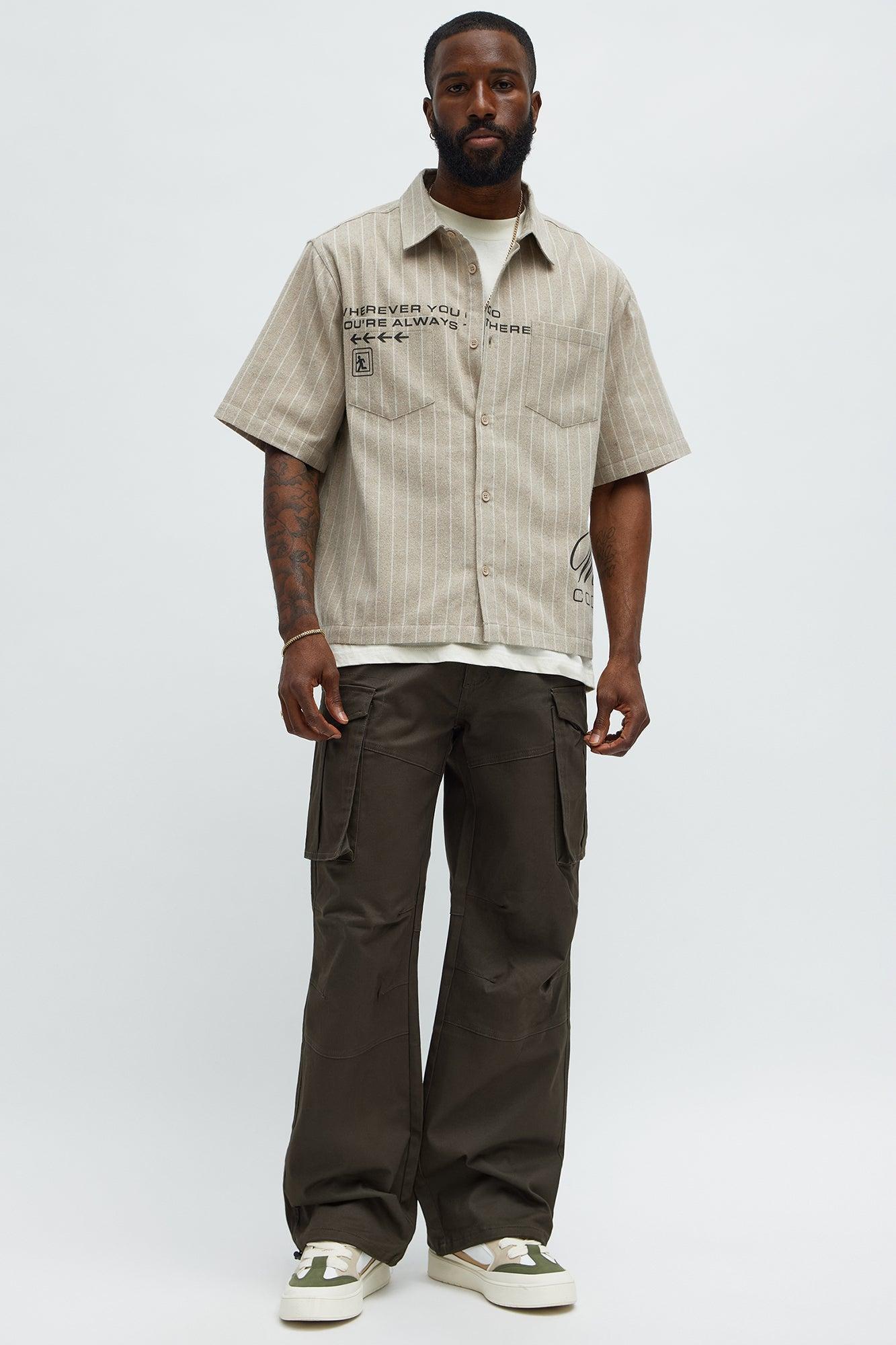 Baggy Summer Games Cargo Pants - Olive Product Image
