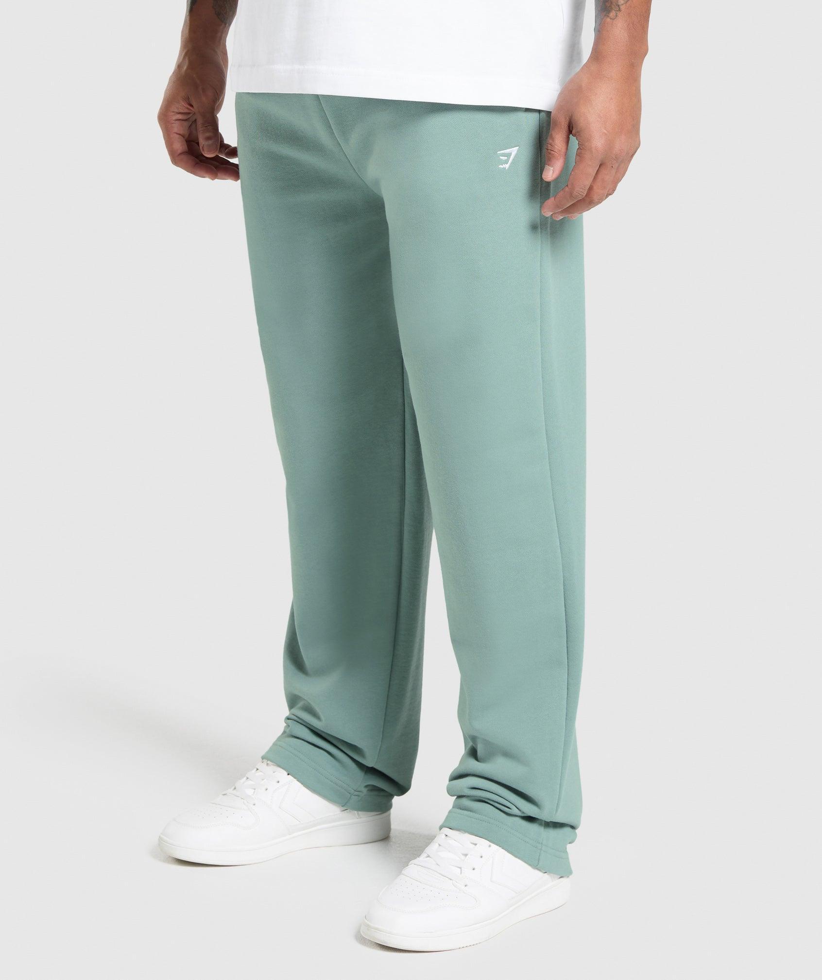 Gymshark Rest Day Essentials Straight Leg Joggers - Celeste Blue Male Product Image