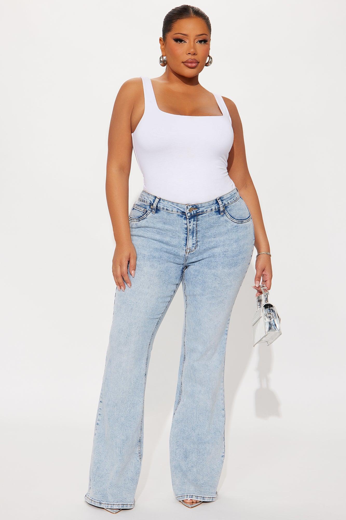 Best Ever Low Rise Flare Jeans - Light Wash Product Image