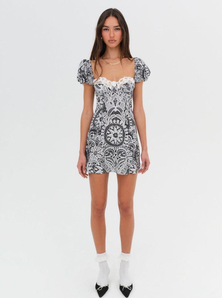 Taylor Mini Dress — Black Product Image