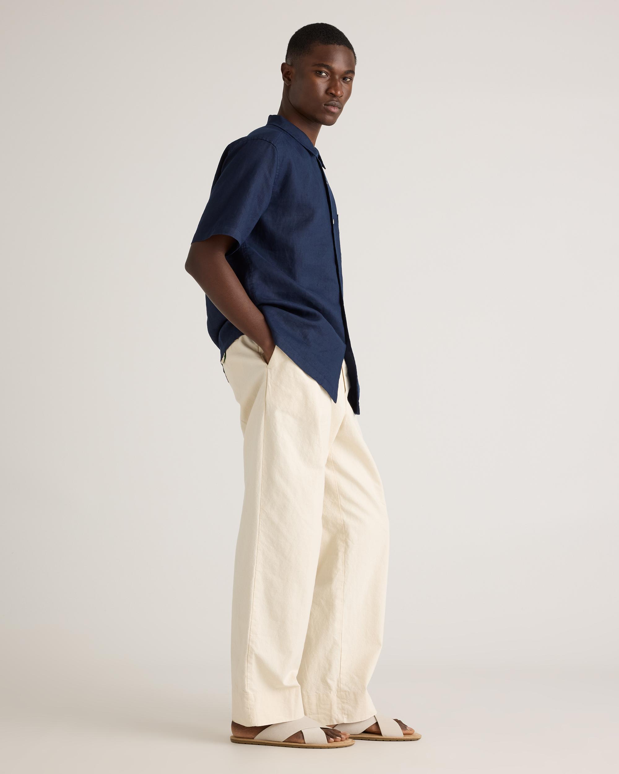 Quince | Men's 100% European Linen Camp Shirt Product Image