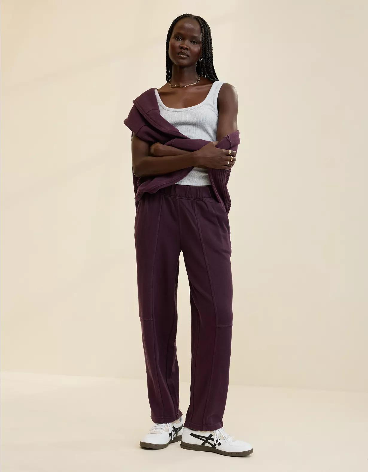 Aerie Seams Right Sweatpant Women's Product Image