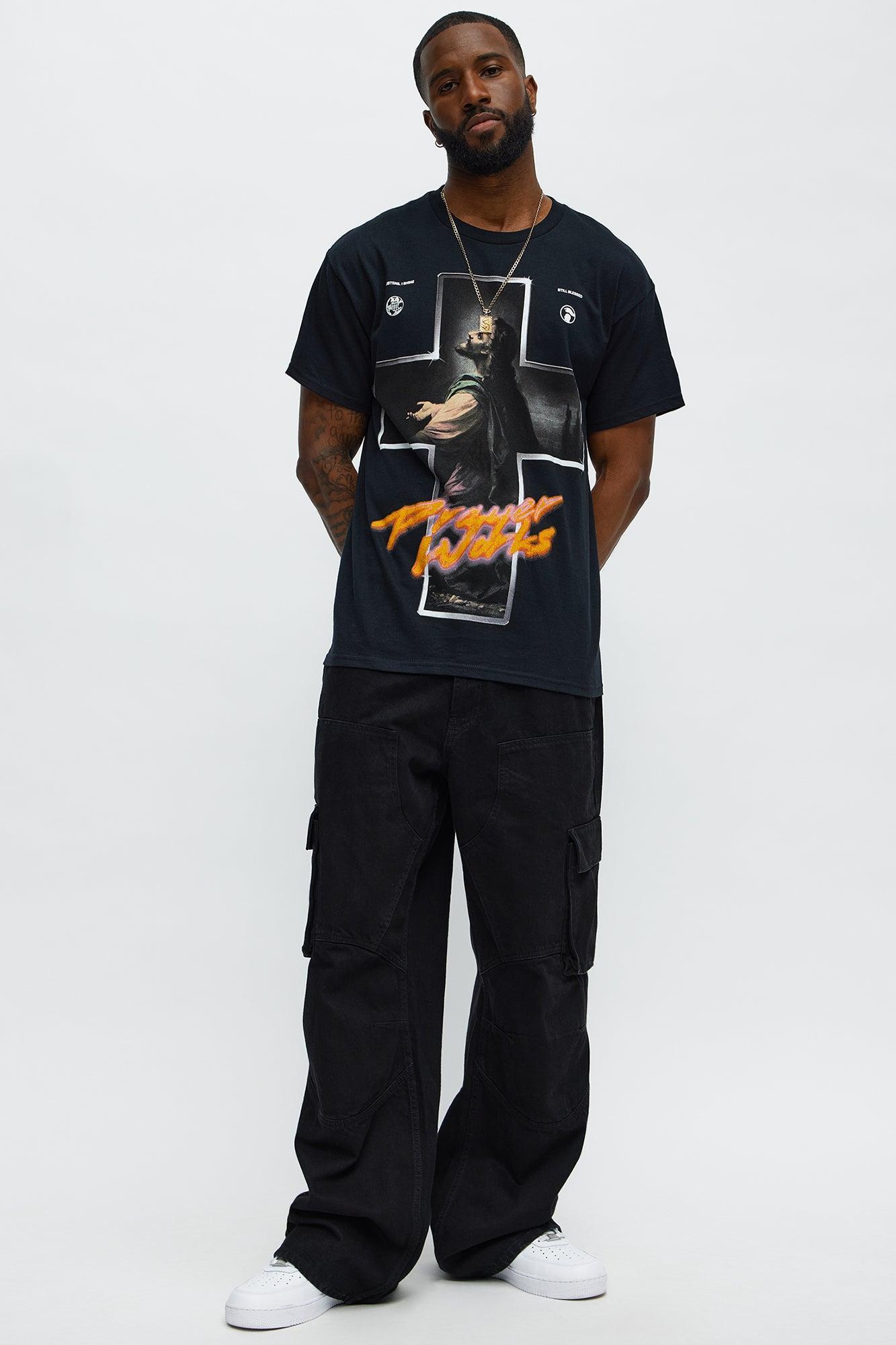 Prayers Works Short Sleeve Tee - Black Male Product Image