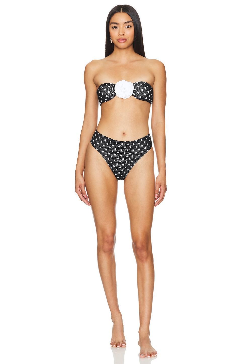 High Waist Bikini Bottom Leslie Amon Product Image