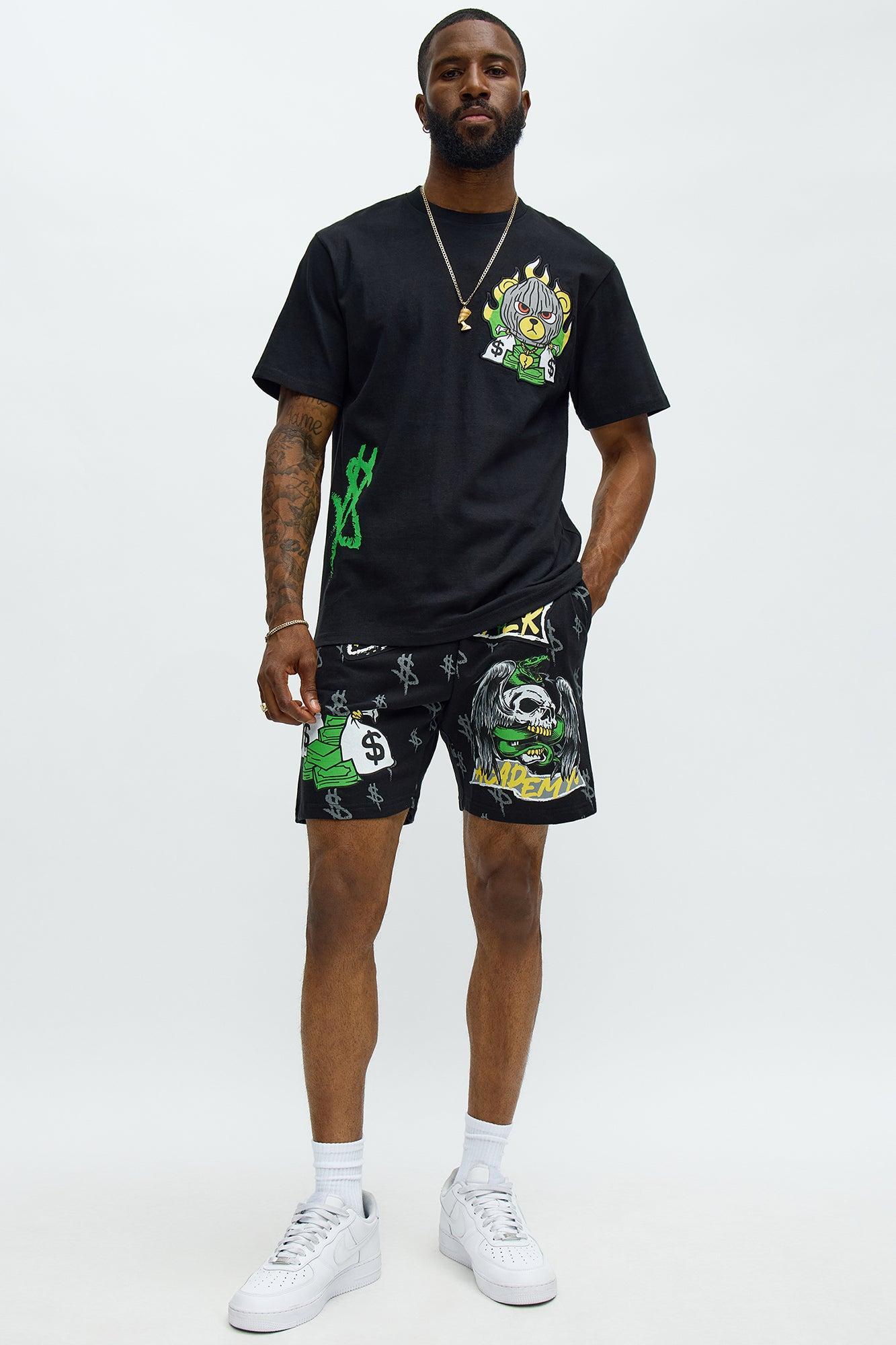Paper Chase Academy Sweatshorts - Black Product Image