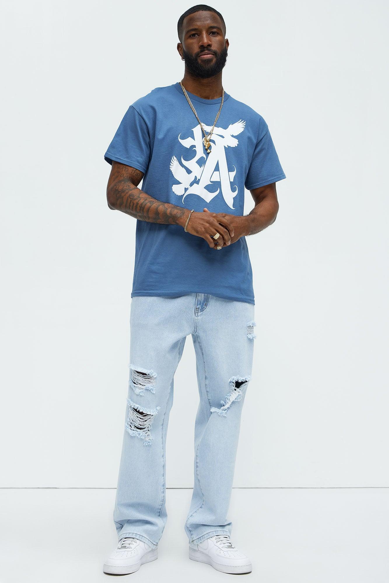 LA Doves Short Sleeve Tee - Blue Product Image