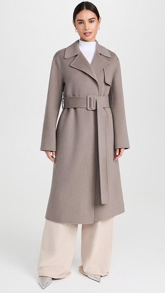 Theory Long Wrap Trench | Shopbop Product Image