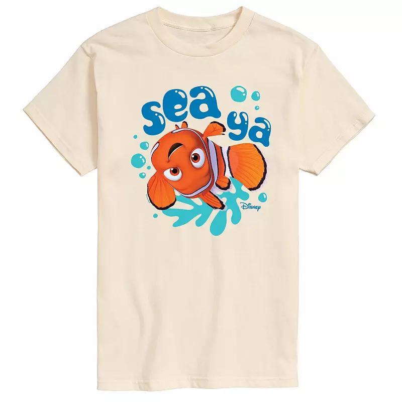 Disney / Pixars Finding Nemo Mens Sea Ya Graphic Tee Blue Product Image