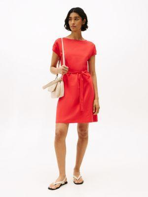 Belted Stretch T-Shirt Dress Product Image