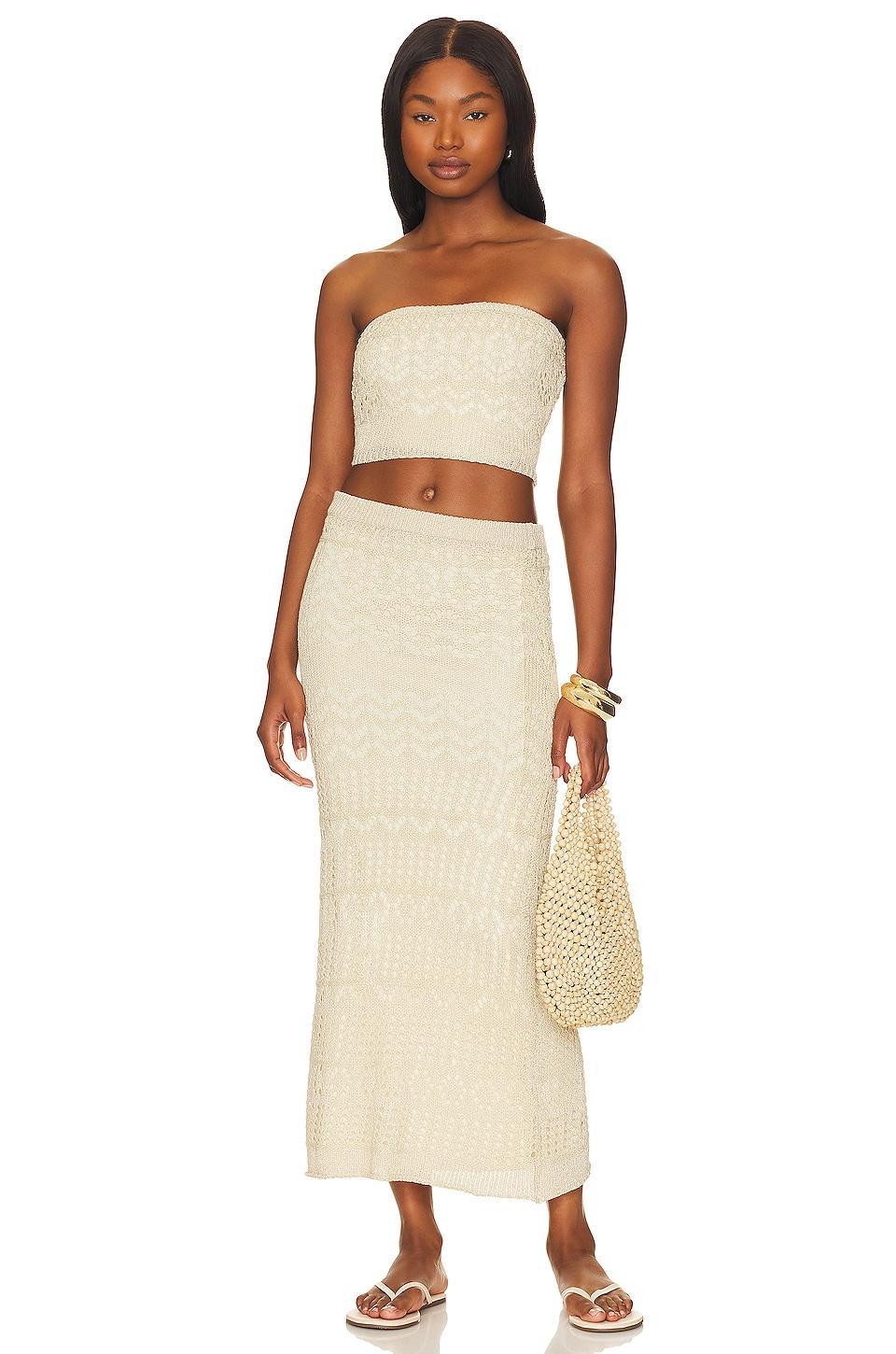 x REVOLVE Strapless Crochet Top SNDYS Product Image