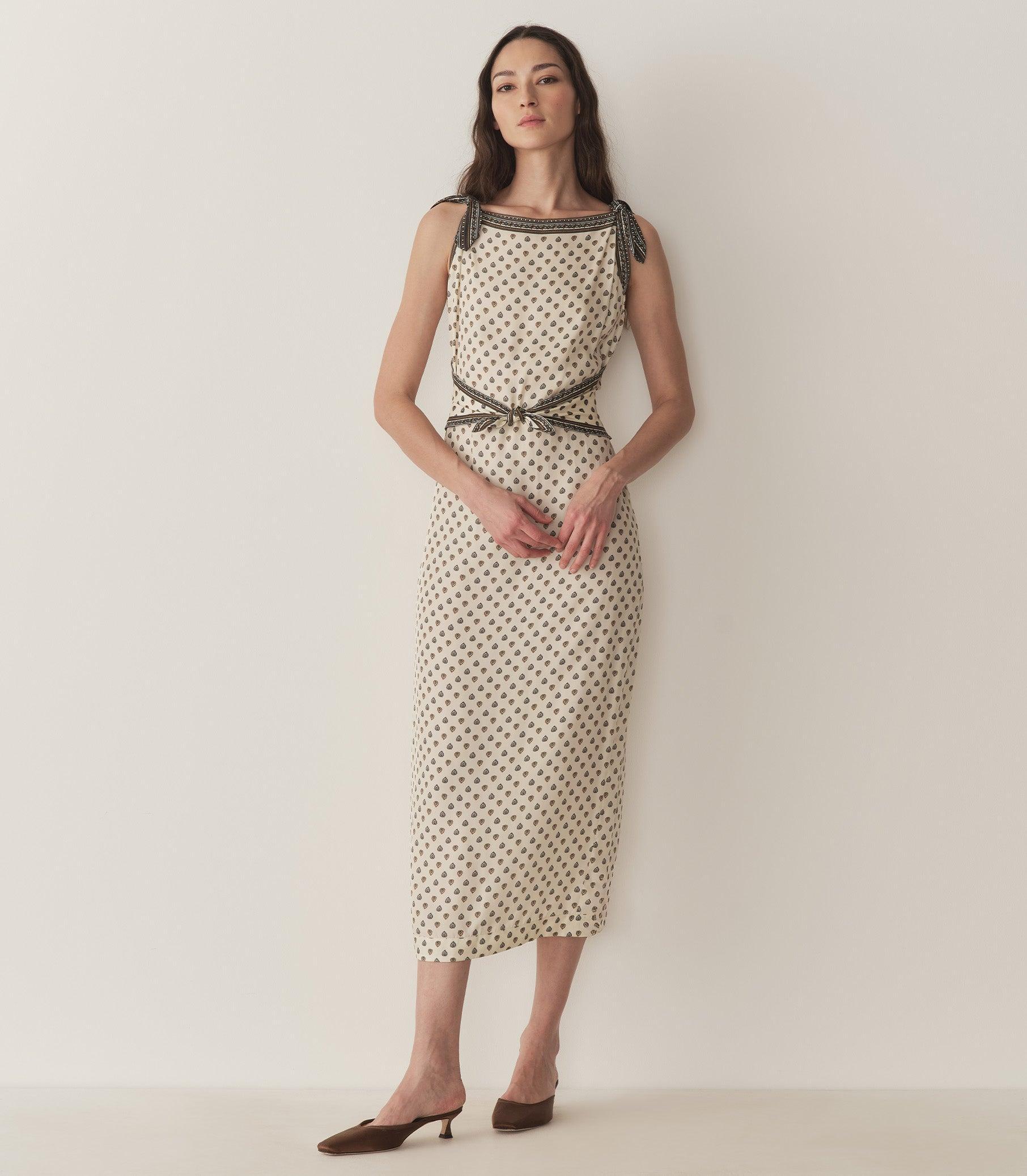 AMORETTE DRESS -- RIVIERA FOULARD Product Image