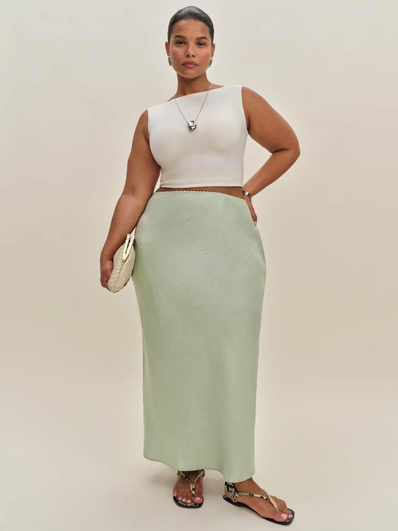 Layla Linen Skirt Es Product Image