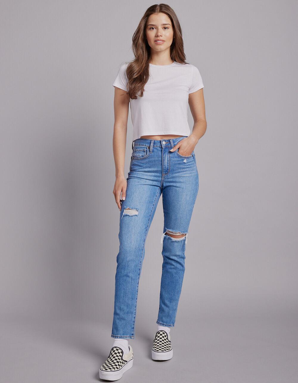 RSQ Womens Vintage Mom Jeans - MEDIUM WASH Product Image