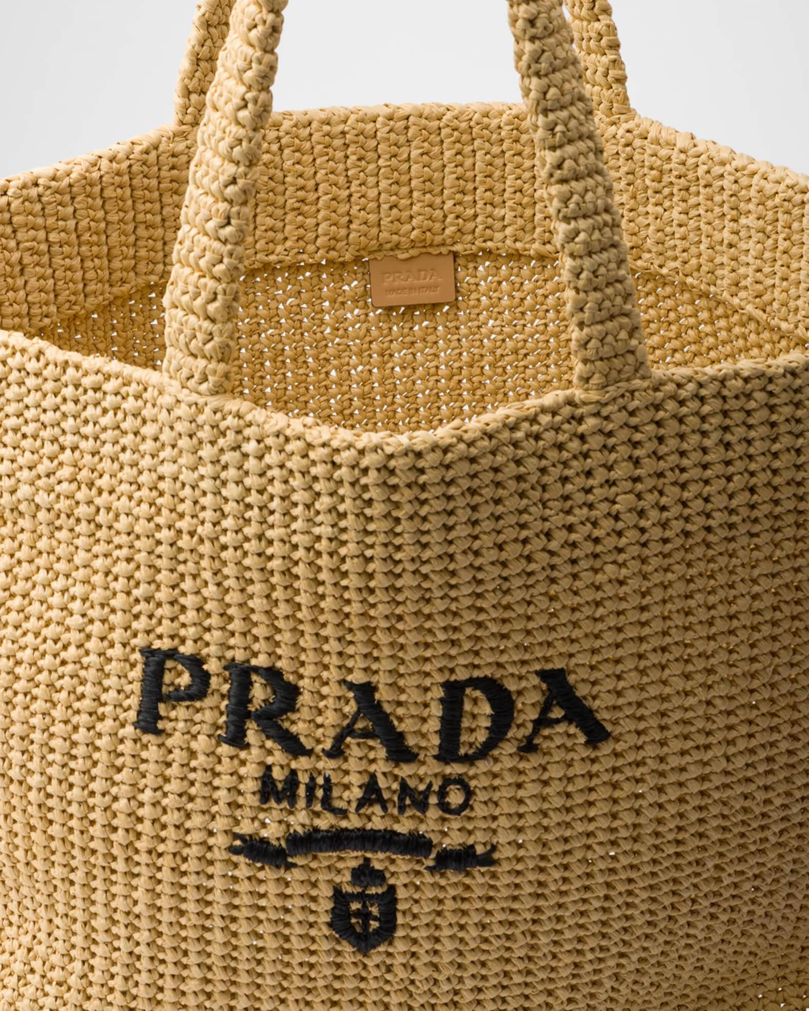 Men's Crochet Logo-Embroidered Tote Bag Product Image