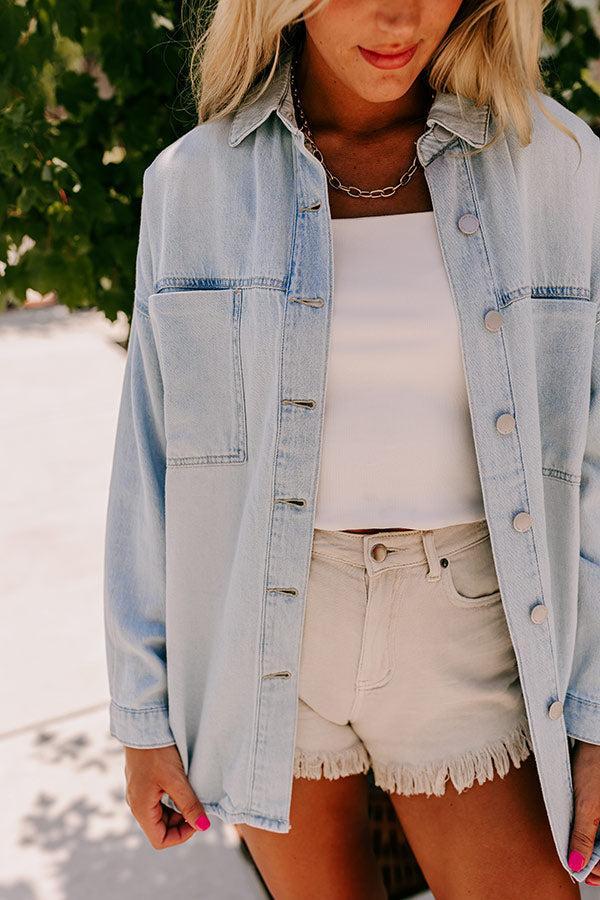 Risen The Delilah Denim Button Up Product Image