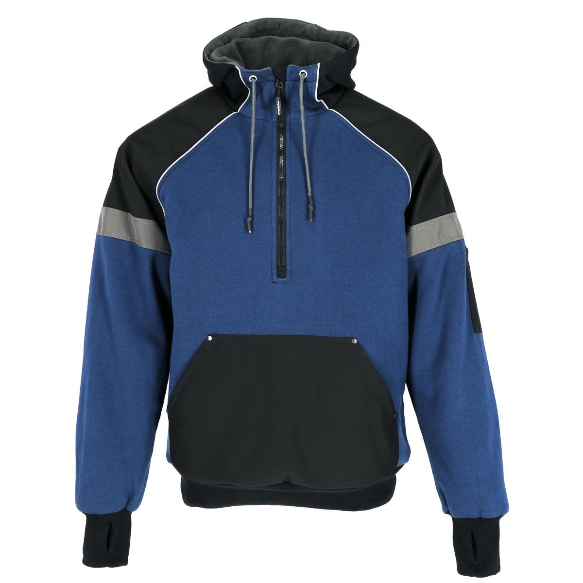 RefrigiWear Mens Frostline Pullover Sweatshirt with Insulated Hoodie Product Image
