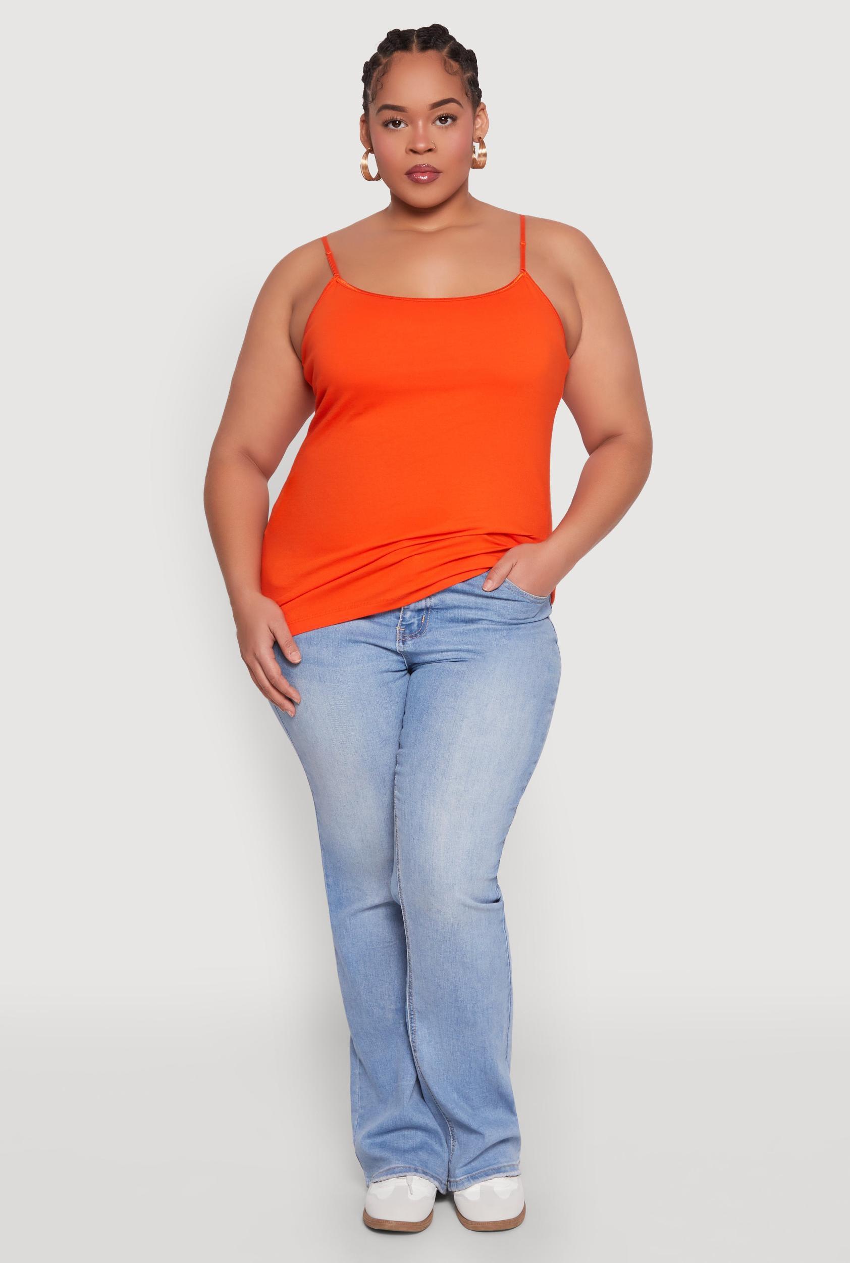Womens Plus Size Basic Shelf Bra Cami Product Image
